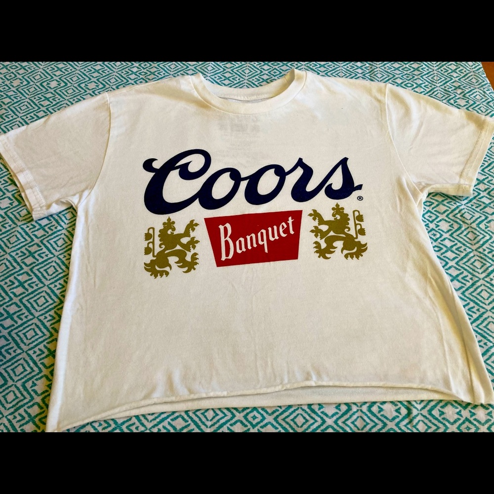 Coors banquet Crop top